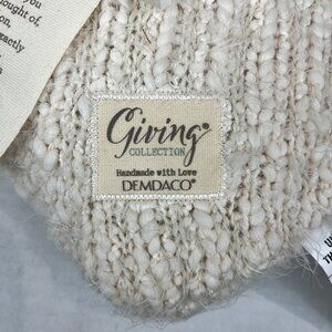 DEMDACP Giving collection, weighted ivory Heart, 11" x 11"